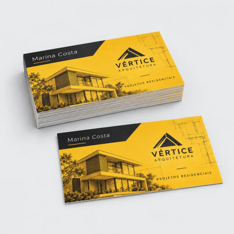 CARTÃO DE VISITA SUPREMO 300G SEM VERNIZ 4X0