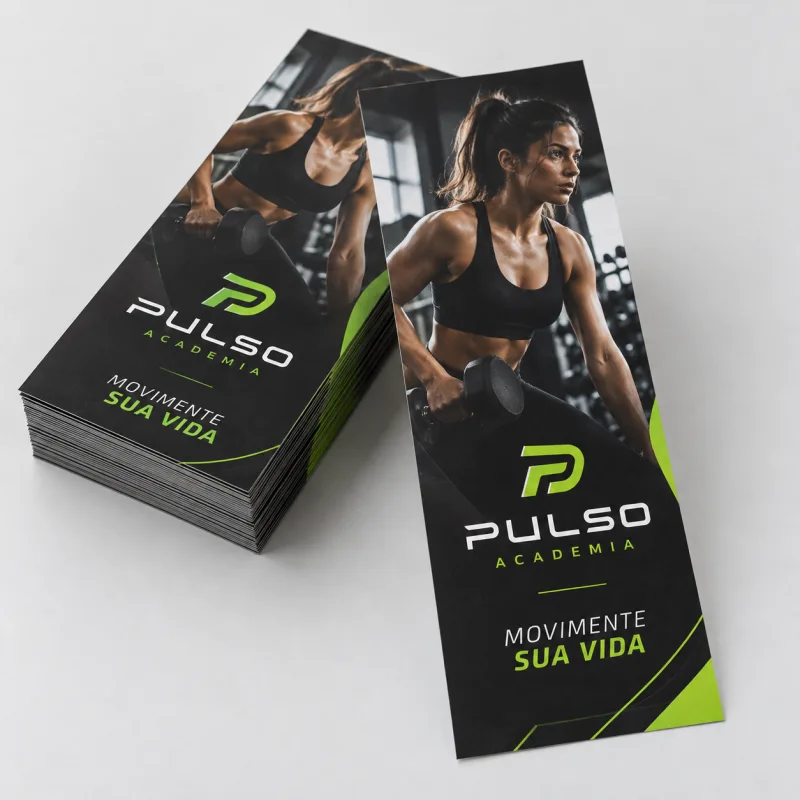 FOLDER COUCHÊ 150G SEM VERNIZ 10X21CM 4X0